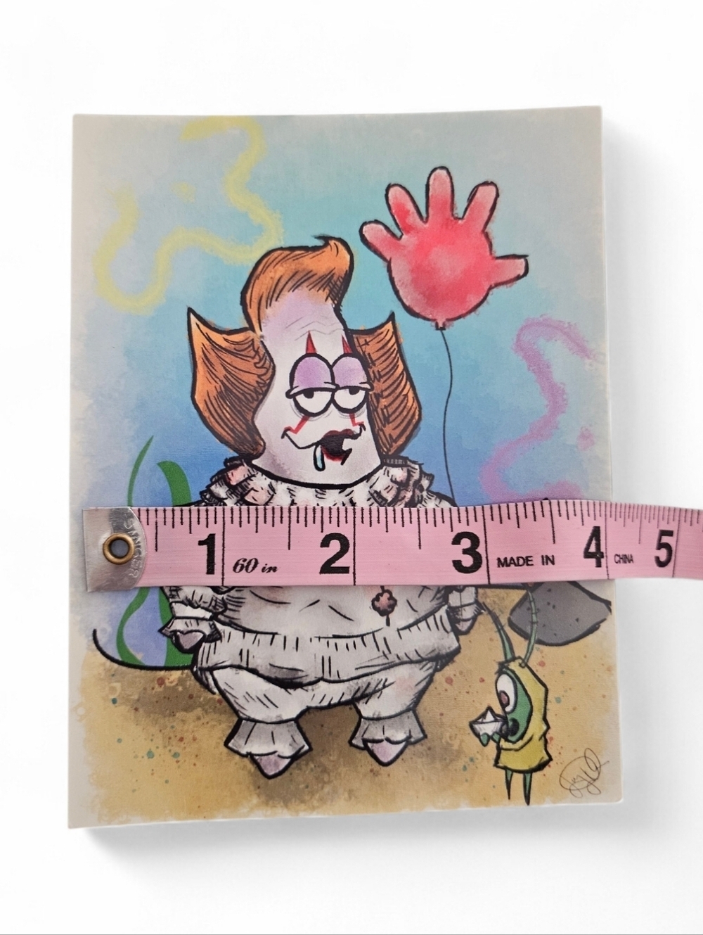 SpongBob ScarePants Patrick Star/Pennywise Mashup Art Keychain Combo - Picture 9 of 9